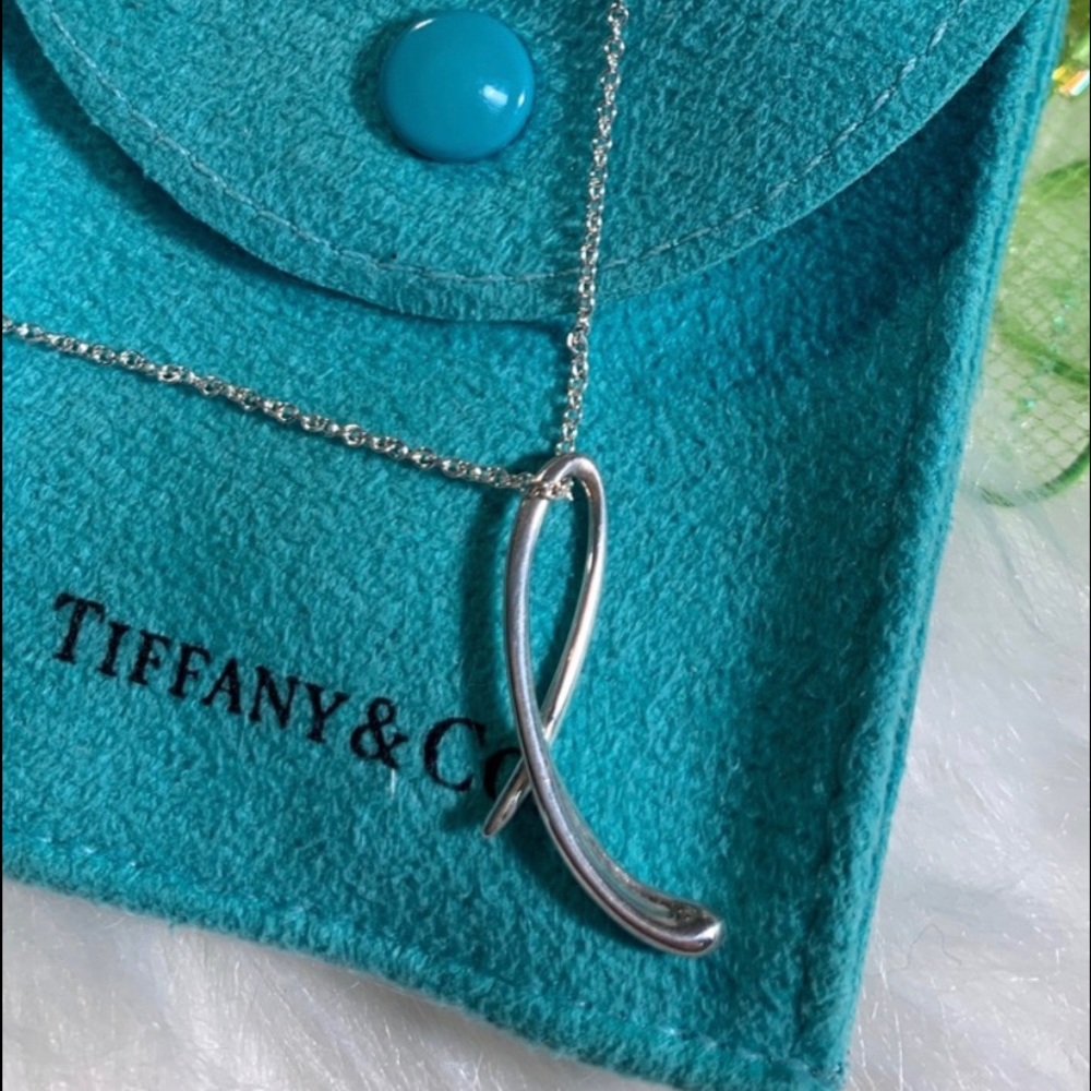 Tiffany & Co. “L” necklace